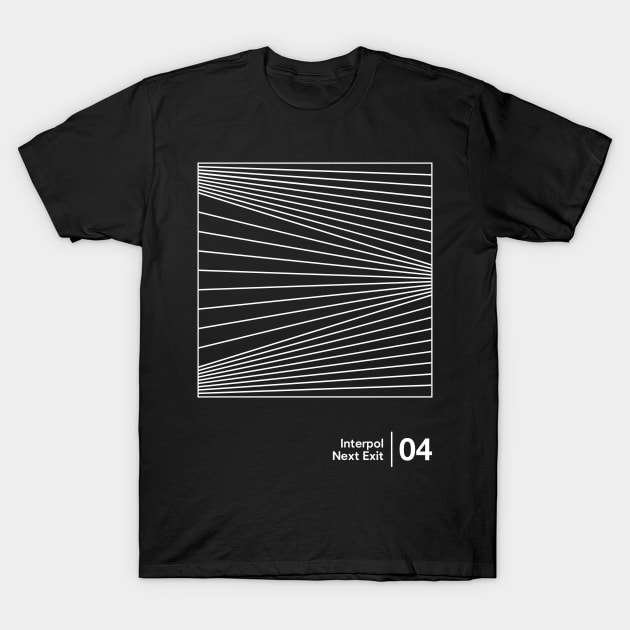 Next Exit - Minimalist Graphic Artwork Design T-Shirt by saudade